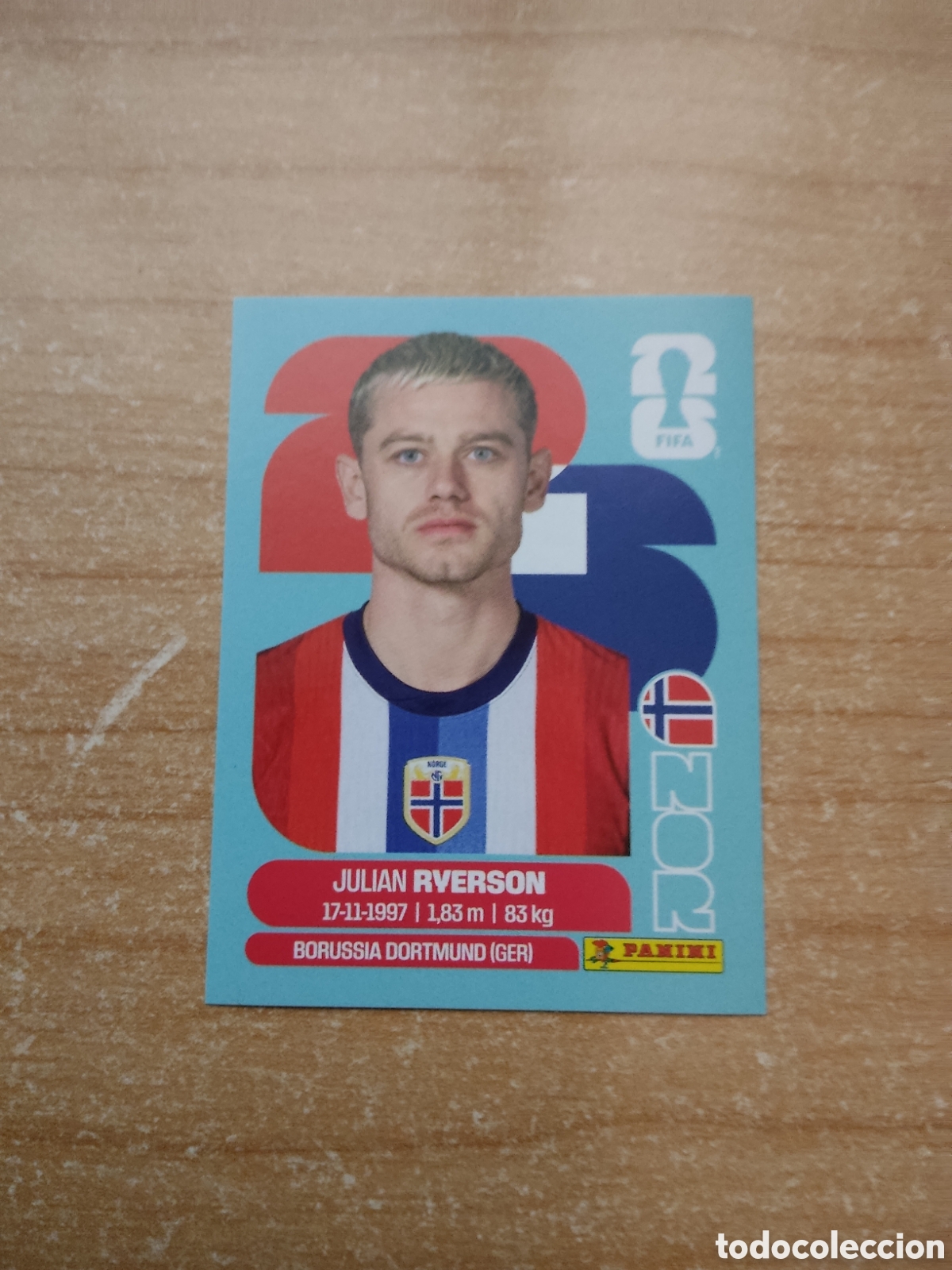 Cromos de f&uacute;tbol: 3 RYERSON NORUEGA FIFA WORLD CUP 2026