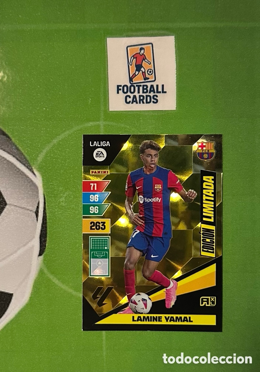 Cromos de f&uacute;tbol: Lamine Yamal Adrenalyn XL 23-24 Edici&oacute;n Limitada