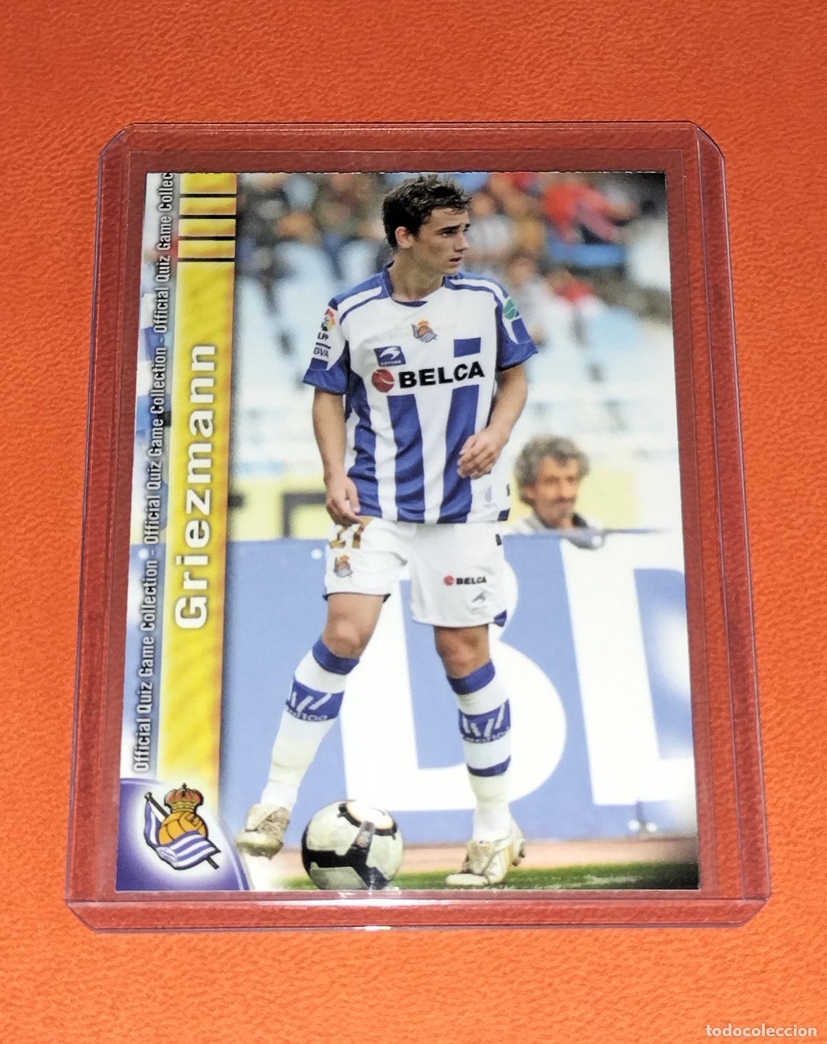 Cromos de f&uacute;tbol: 832 ANTOINE GRIEZMANN ROOKIE REAL SOCIEDAD CARD MUNDICROMO FICHAS QUIZ GAME PLATINUM 2009 2010 09 10