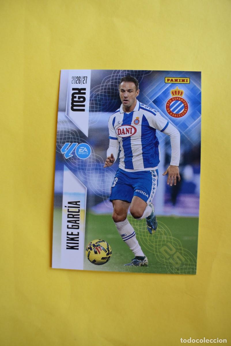 Cromos de f&uacute;tbol: Cromo La Liga. Megacracks. 2026 2027. 26 27. Kike Garc&iacute;a. Espanyol. N. &ordm; 179. Panini