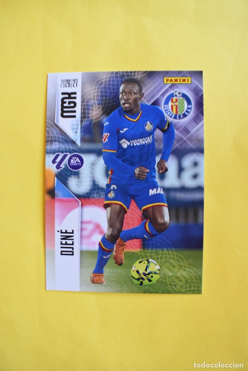 Cromos de f&uacute;tbol: Cromo La Liga. Megacracks. 2026 2027. 26 27. Djen&eacute;. Getafe. N. &ordm; 185. Panini