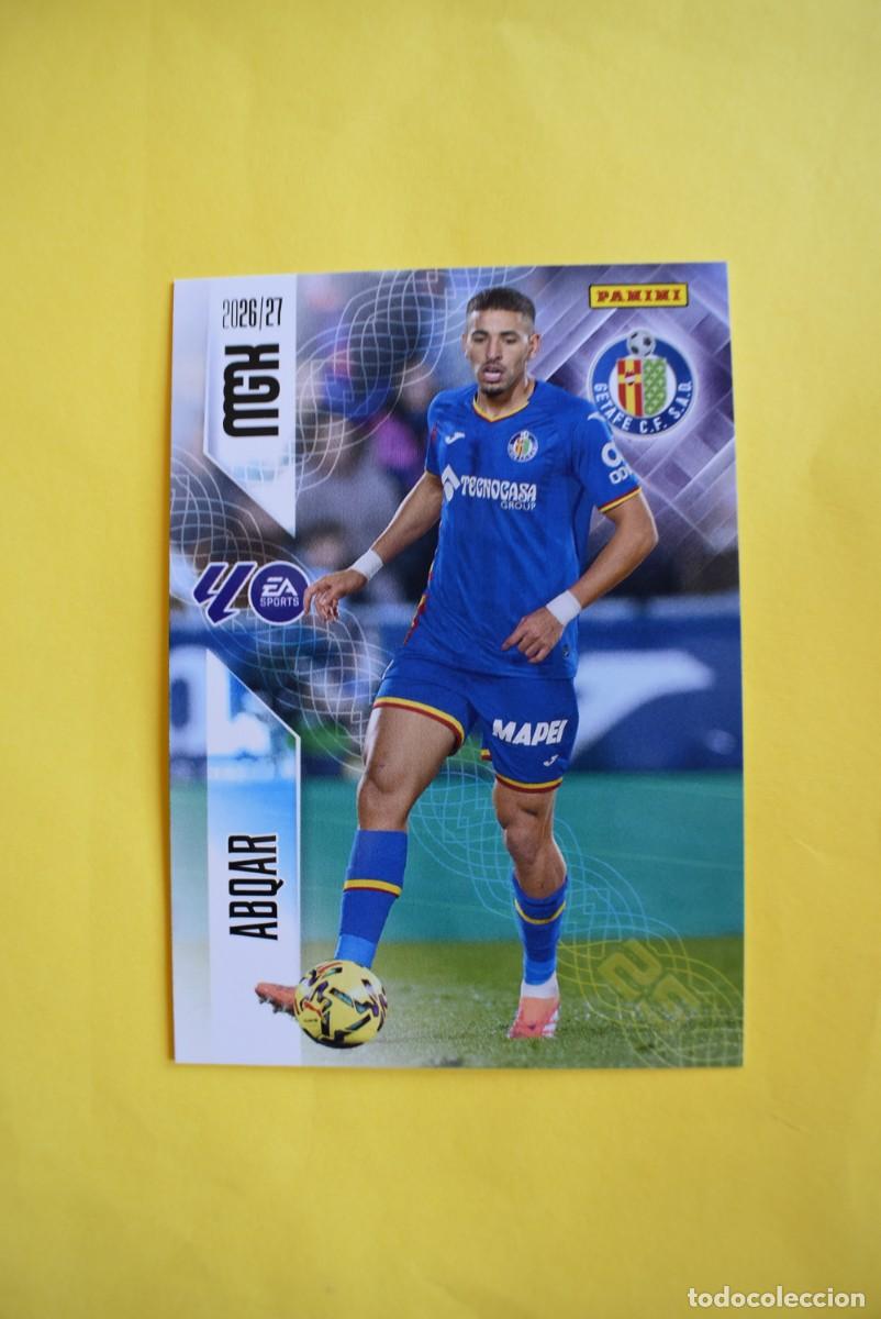 Cromos de f&uacute;tbol: Cromo La Liga. Megacracks. 2026 2027. 26 27. Abqar. Getafe. N. &ordm; 187. Panini