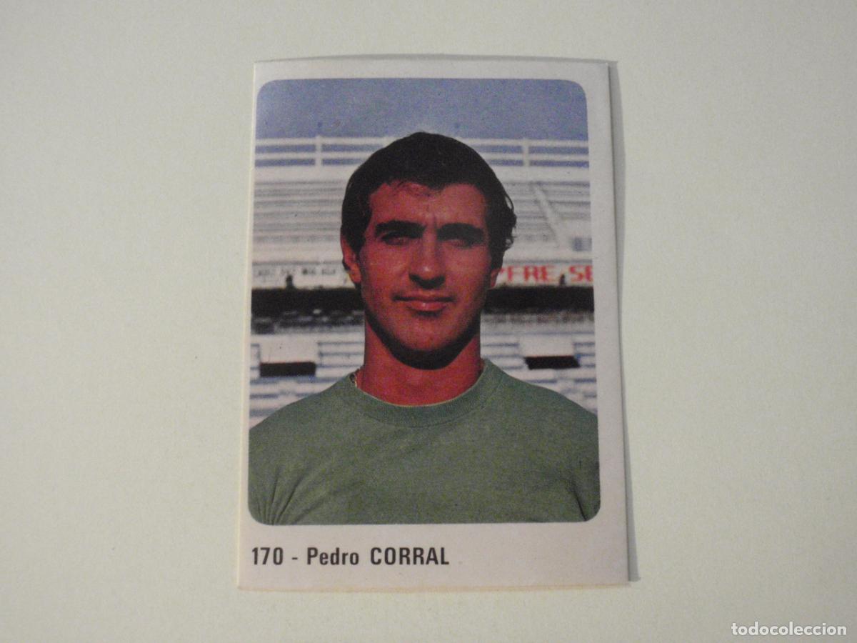 Cromos de f&uacute;tbol: Cromo n&ordm; 170 Pedro CORRAL M&aacute;laga. CROMO CROM Liga 1979 1980. Sticker 79 80