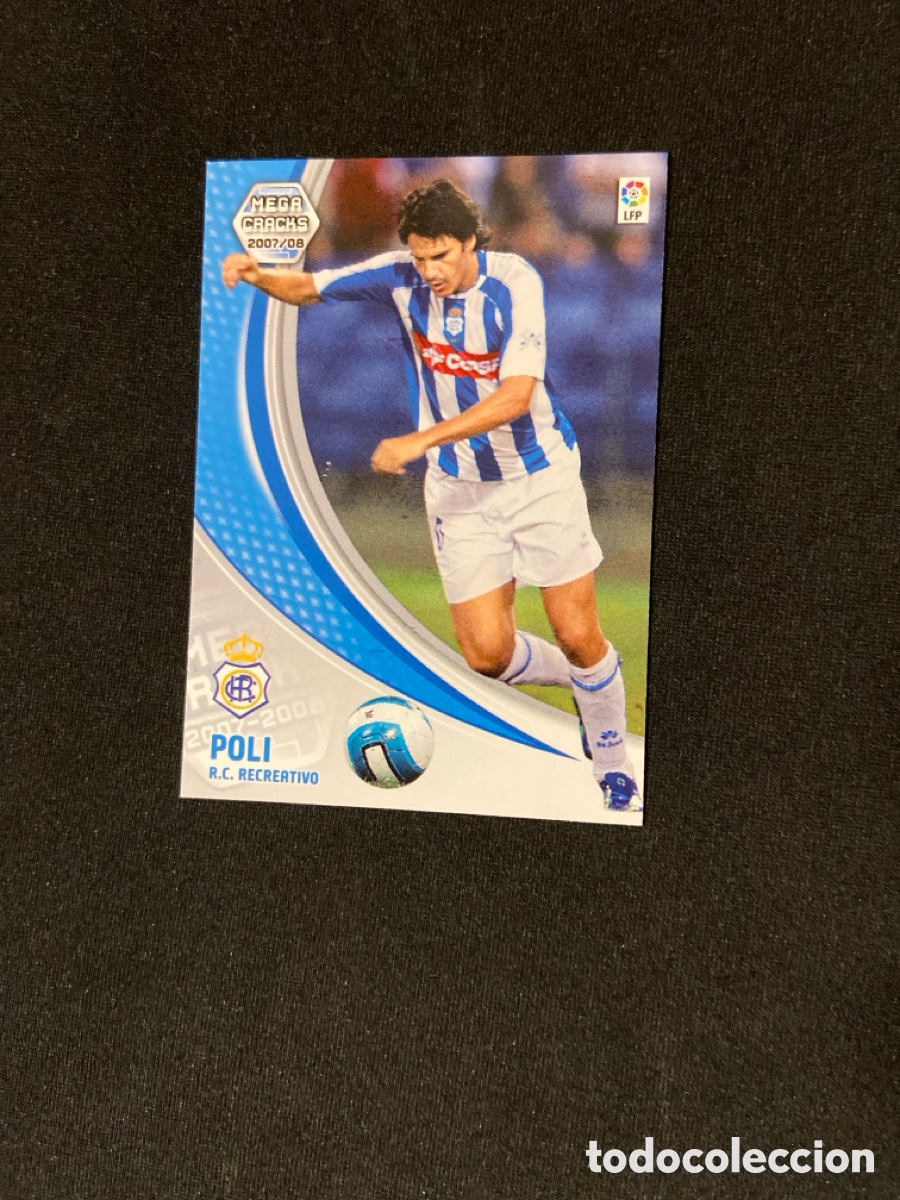 Cromos de f&uacute;tbol: POLI 260 (RECREATIVO HUELVA) PANINI MEGACRACKS 2007-2008 07 08 CROMO CARTA M-3