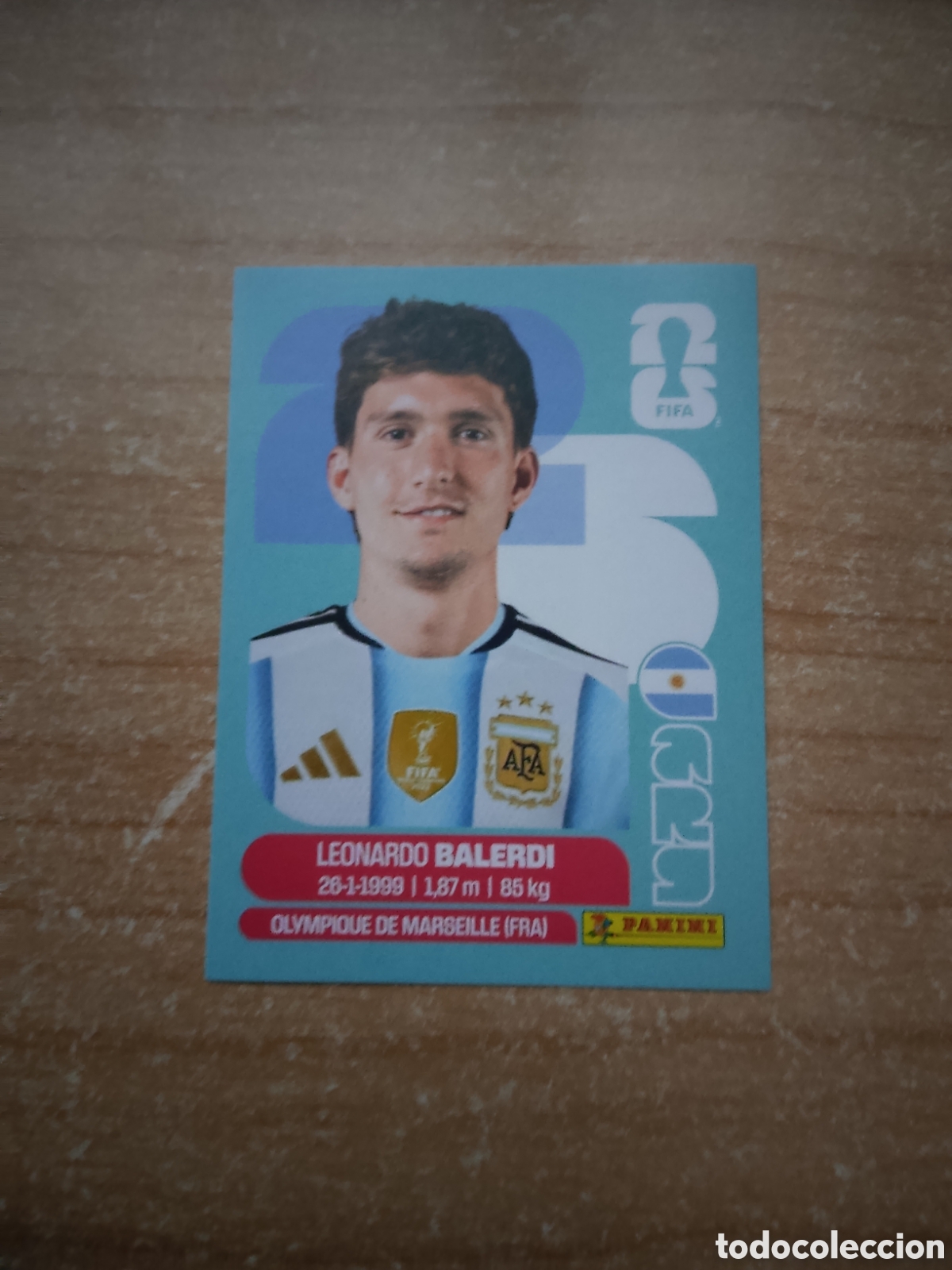 Cromos de f&uacute;tbol: 7 BALERDI ARGENTINA FIFA WORLD CUP 2026