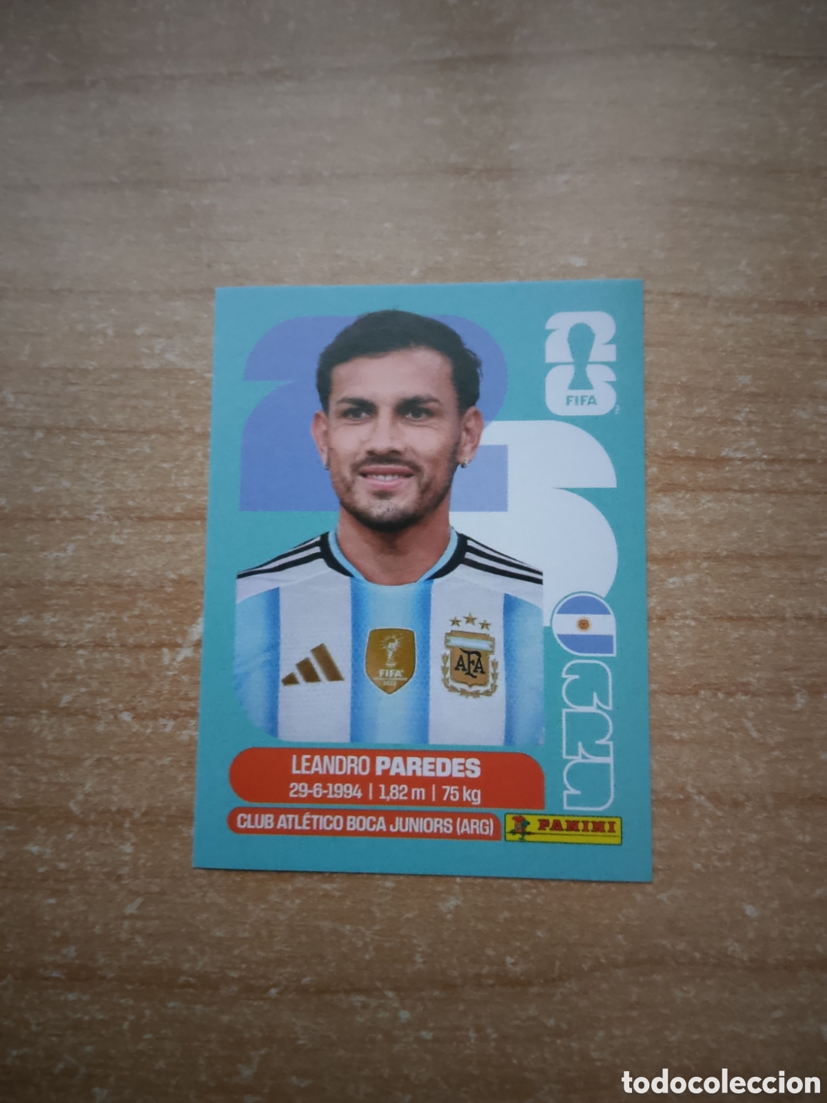 Cromos de f&uacute;tbol: 12 LEANDRO PAREDES ARGENTINA FIFA WORLD CUP 2026
