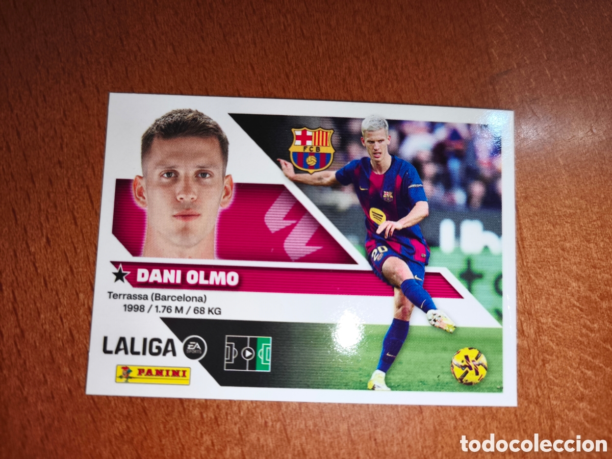 Football Stickers: Dani Olmo n&deg;17 liga este 26/27 Barcelona