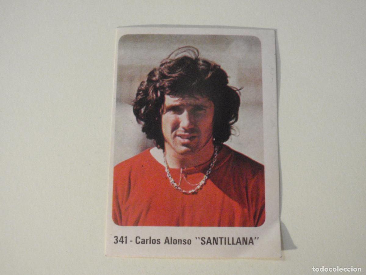 Cromos de f&uacute;tbol: Cromo n&ordm; 341 Carlos Alonso SANTILLANA Espa&ntilde;a. CROMO CROM Liga 1979 1980. Sticker 79 80