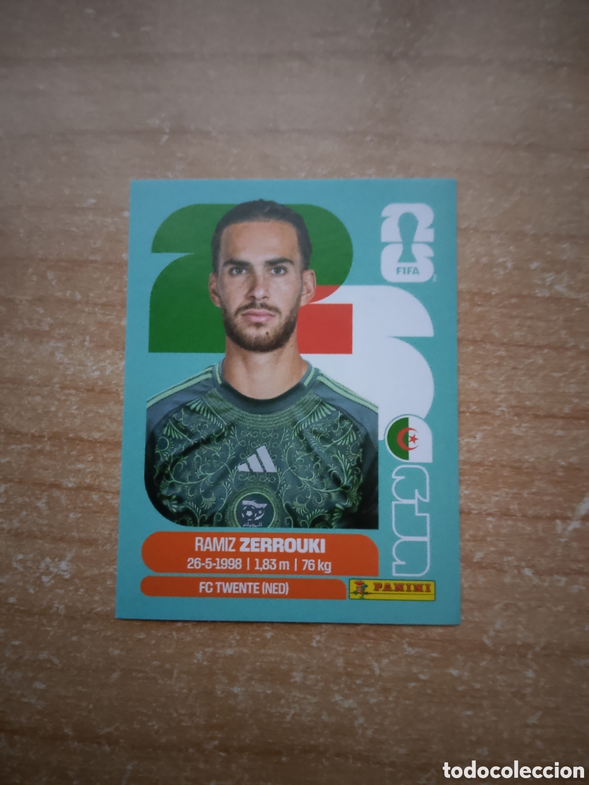 Cromos de f&uacute;tbol: 11 ZERROUKI ALGERIA FIFA WORLD CUP 2026