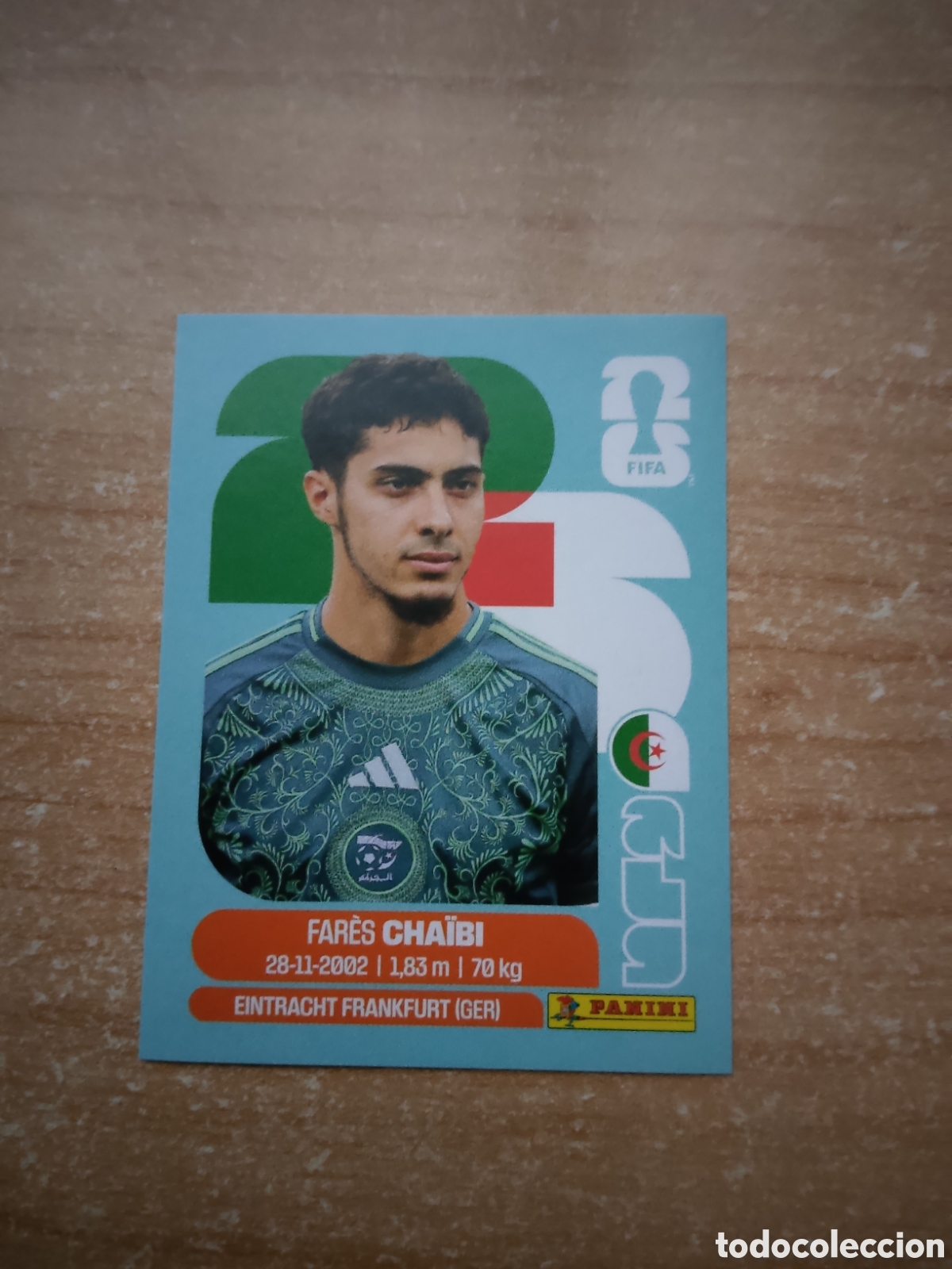 Cromos de f&uacute;tbol: 14 CHAIBI ALGERIA FIFA WORLD CUP 2026