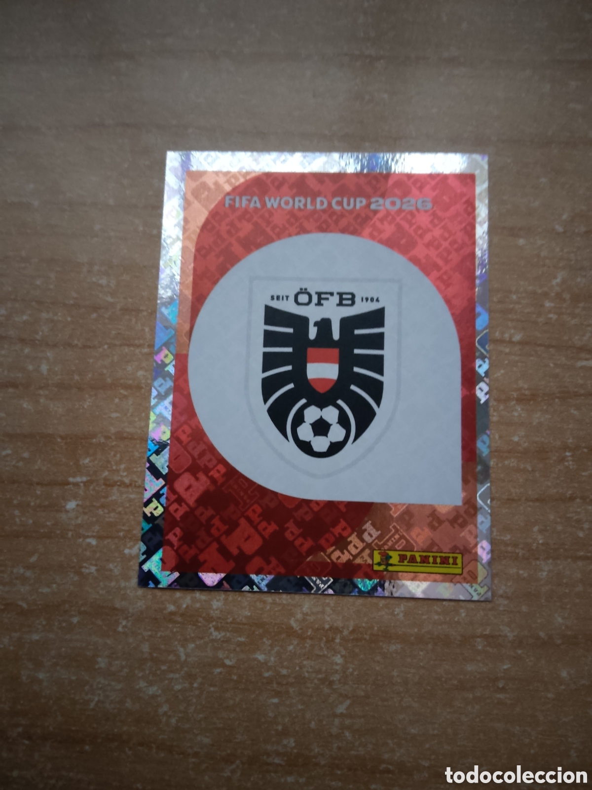 Cromos de f&uacute;tbol: 1 ESCUDO AUSTRIA FIFA WORLD CUP 2026