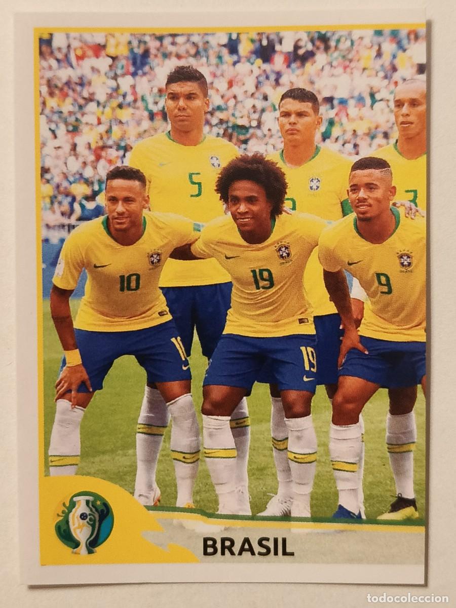 Fu&szlig;ball-Sticker: #17 ALINEACION (BRASIL) COPA AMERICA BRASIL 2019 PANINI