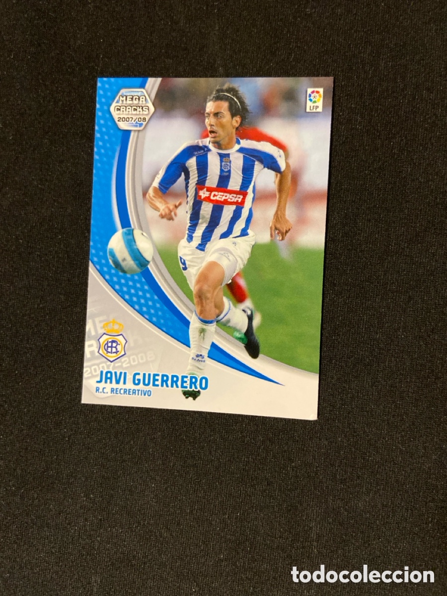 Cromos de f&uacute;tbol: JAVI GUERRERO 268 BIS (RECREATIVO HUELVA)