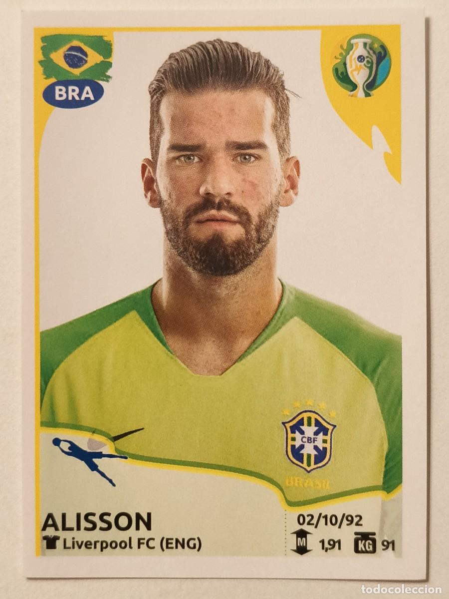 Cromos de f&uacute;tbol: #19 ALISSON (BRASIL) COPA AMERICA BRASIL 2019 PANINI