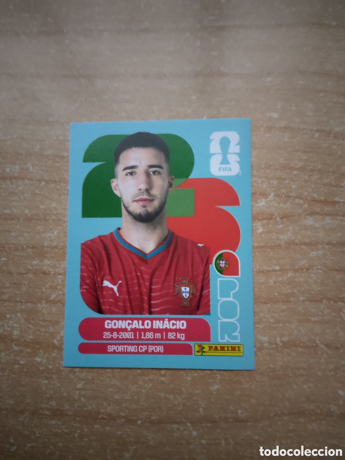 Cromos de f&uacute;tbol: 8 GONZALO INACIO PORTUGAL FIFA WORLD CUP 2026
