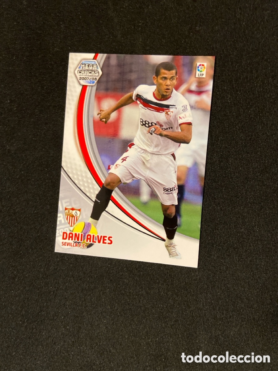 Cromos de f&uacute;tbol: DANI ALVES 273 (SEVILLA) PANINI MEGACRACKS 2007-2008 07 08 CROMO CARTA M-3