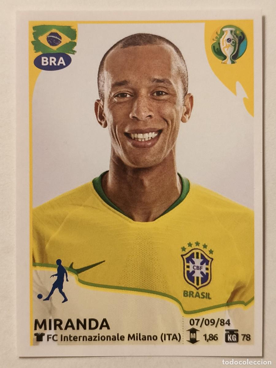Cromos de f&uacute;tbol: #21 MIRANDA (BRASIL) COPA AMERICA BRASIL 2019 PANINI