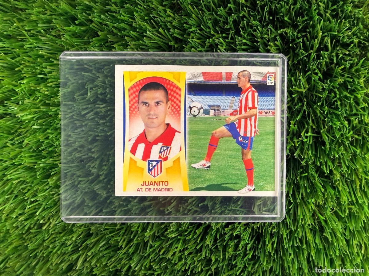 Cromos de f&uacute;tbol: N&ordm; 6 Juanito Atl&eacute;tico de Madrid Liga Este 09 10