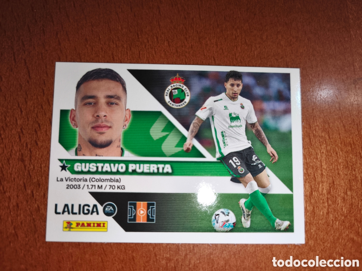 Cromos de f&uacute;tbol: Gustavo Puerta n&deg;12 liga este 26/27 Racing