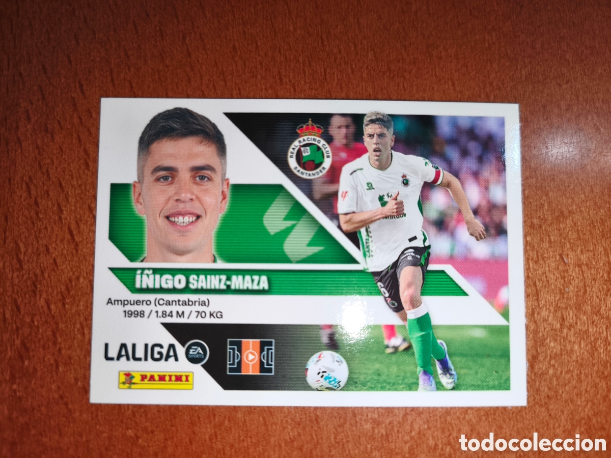 Cromos de f&uacute;tbol: &Iacute;&ntilde;igo n&deg;13 liga este 26/27 Racing