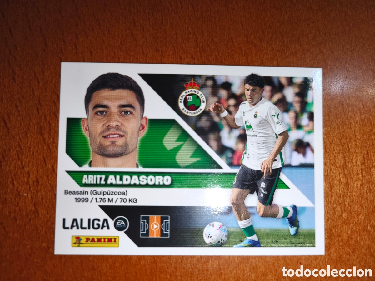 Cromos de f&uacute;tbol: Aldasoro n&deg;14 liga este 26/27 Racing