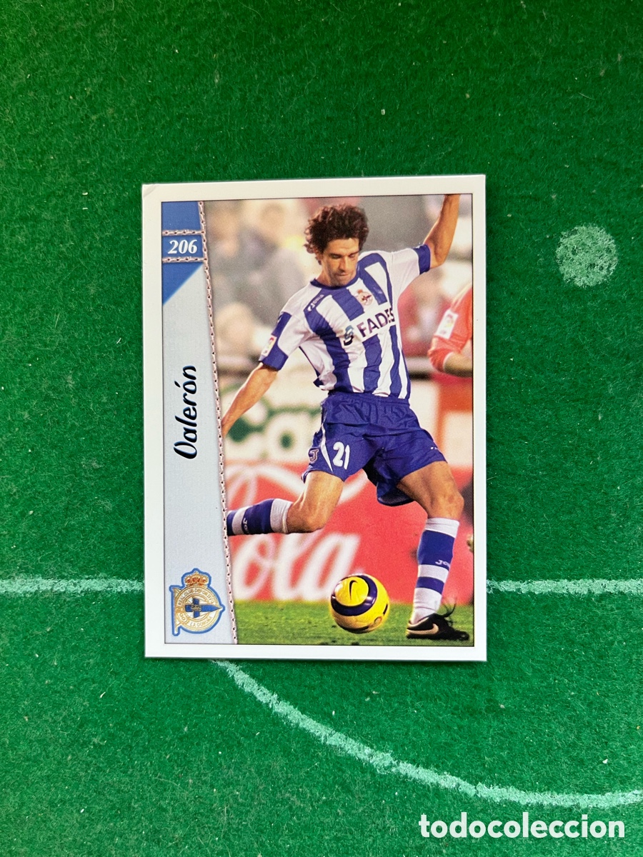 Cromos de f&uacute;tbol: 206 VALER&Oacute;N DEPORTIVO DE LA CORU&Ntilde;A LAS FICHAS DE LA LIGA 2006 2007 MUNDICROMO