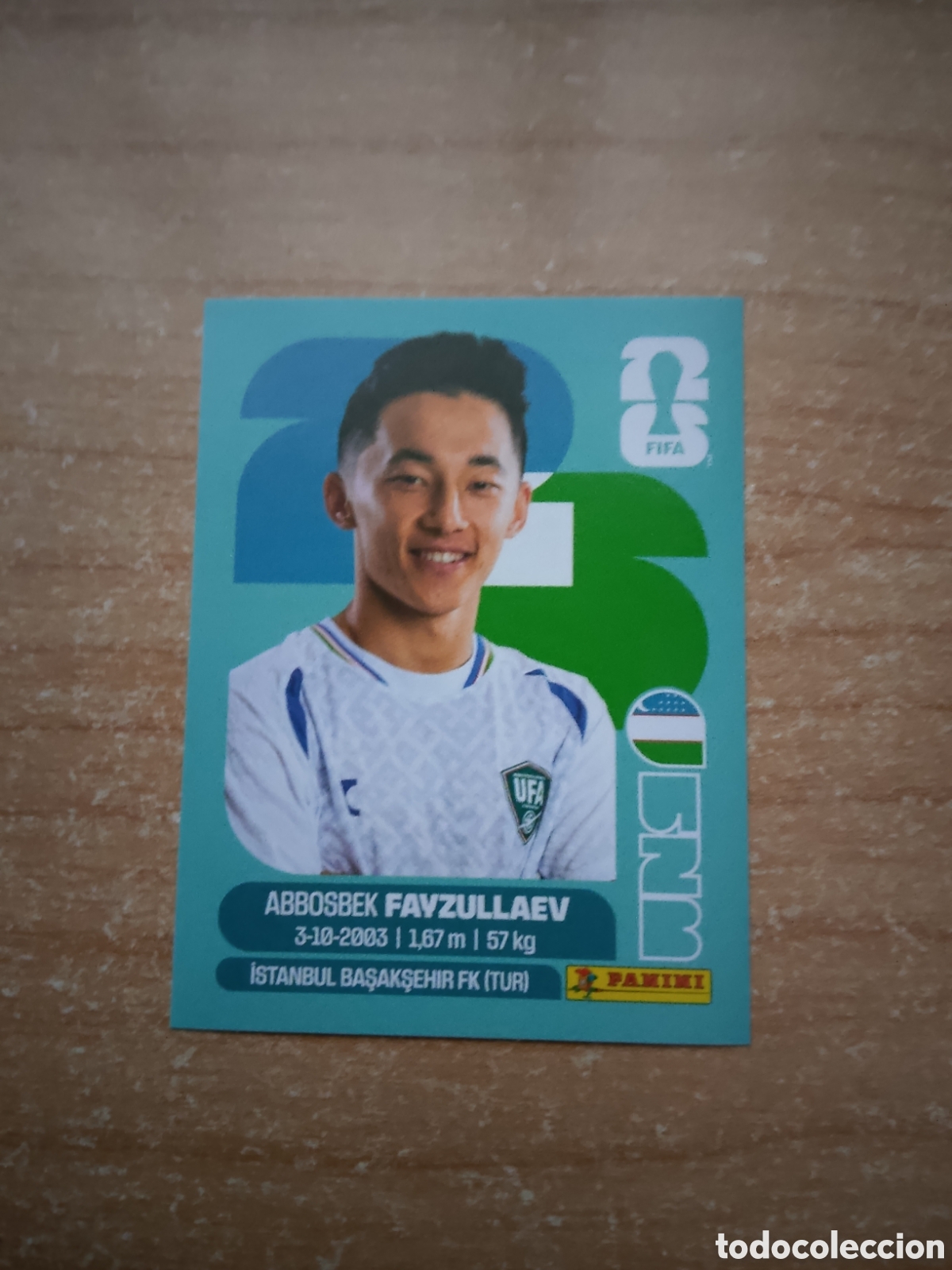 Cromos de f&uacute;tbol: 20 FAYZULLAEV UZBEKISTAN FIFA WORLD CUP 2026