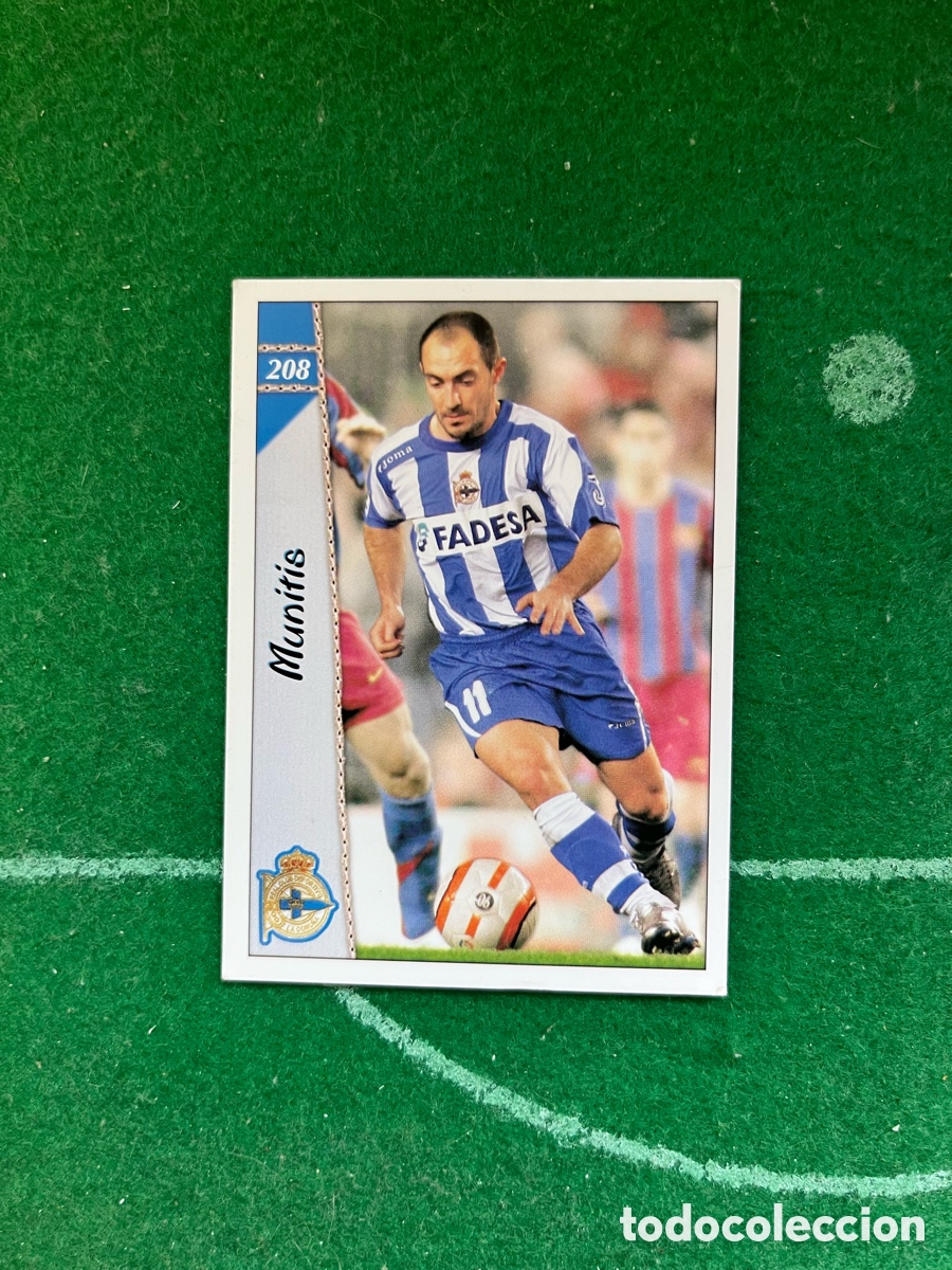 Cromos de f&uacute;tbol: 208 MUNITIS DEPORTIVO DE LA CORU&Ntilde;A LAS FICHAS DE LA LIGA 2006 2007 MUNDICROMO