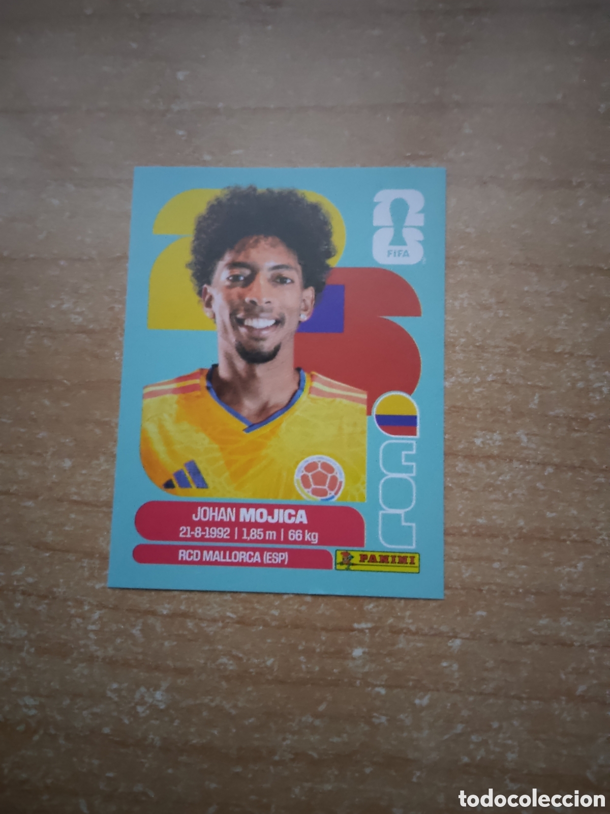 Cromos de f&uacute;tbol: 7 JOHAN MOJICA COLOMBIA FIFA WORLD CUP 2026