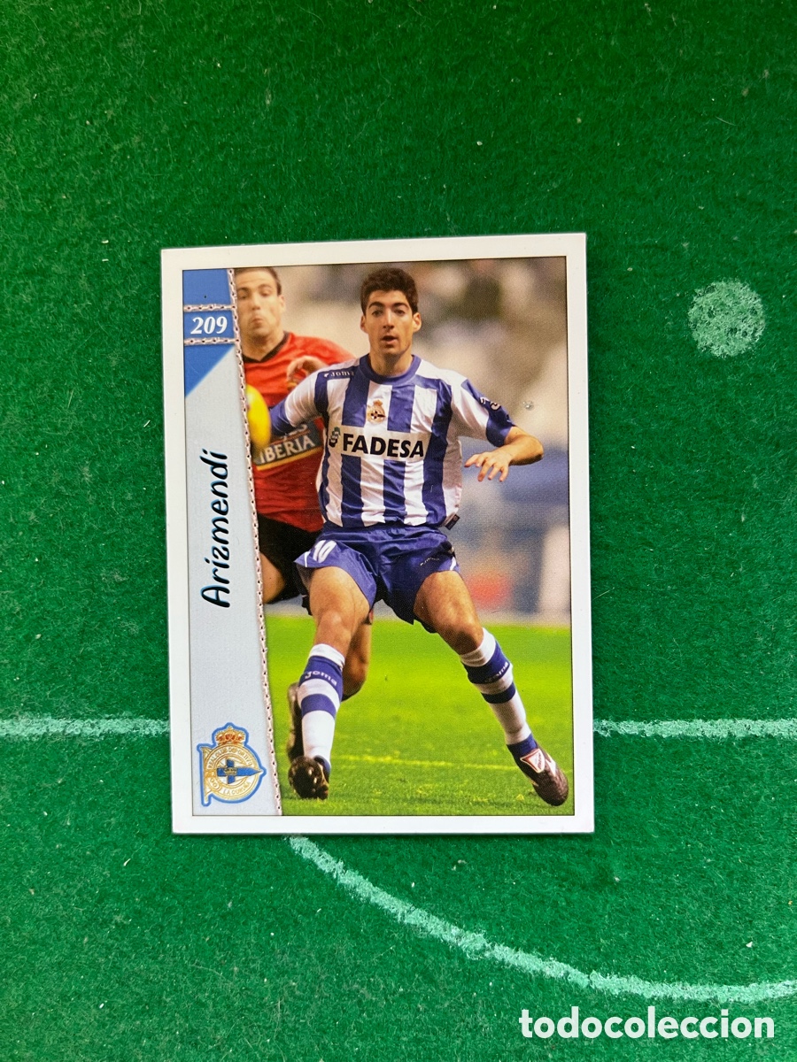 Cromos de f&uacute;tbol: 209 ARIZMENDI DEPORTIVO DE LA CORU&Ntilde;A LAS FICHAS DE LA LIGA 2006 2007 MUNDICROMO