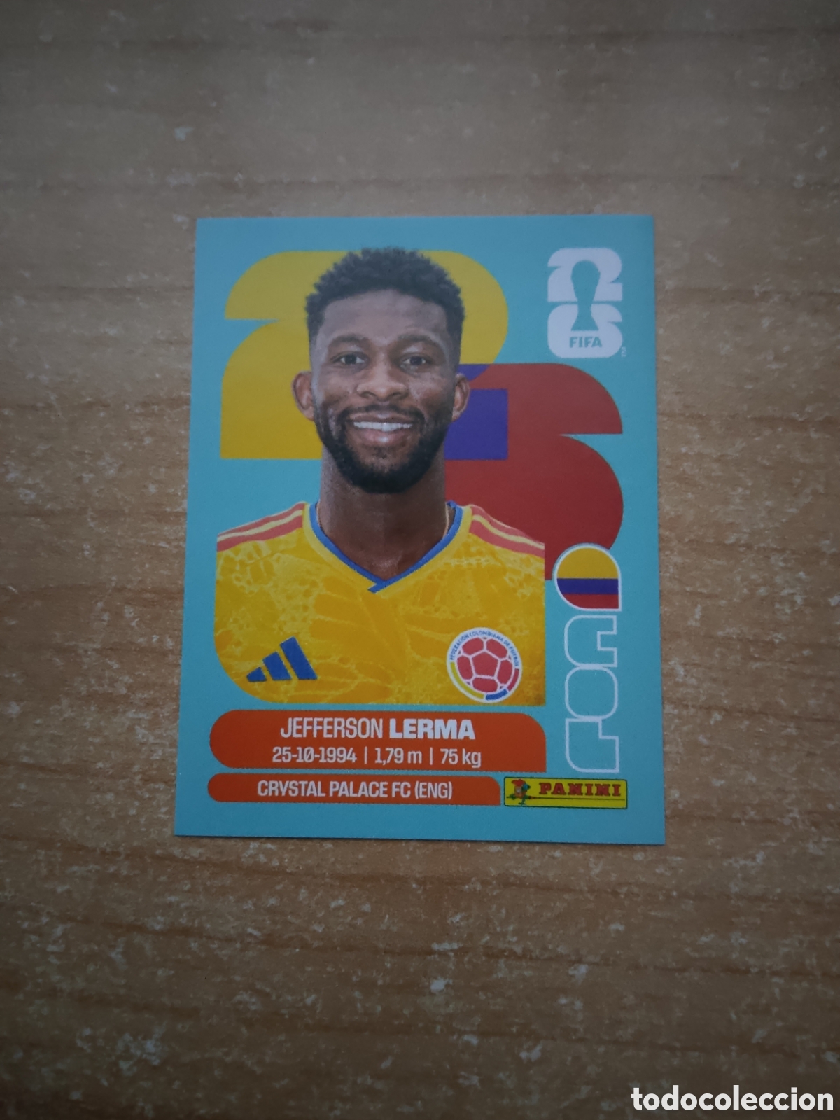 Cromos de f&uacute;tbol: 10 JEFFERSON LERMA COLOMBIA FIFA WORLD CUP 2026