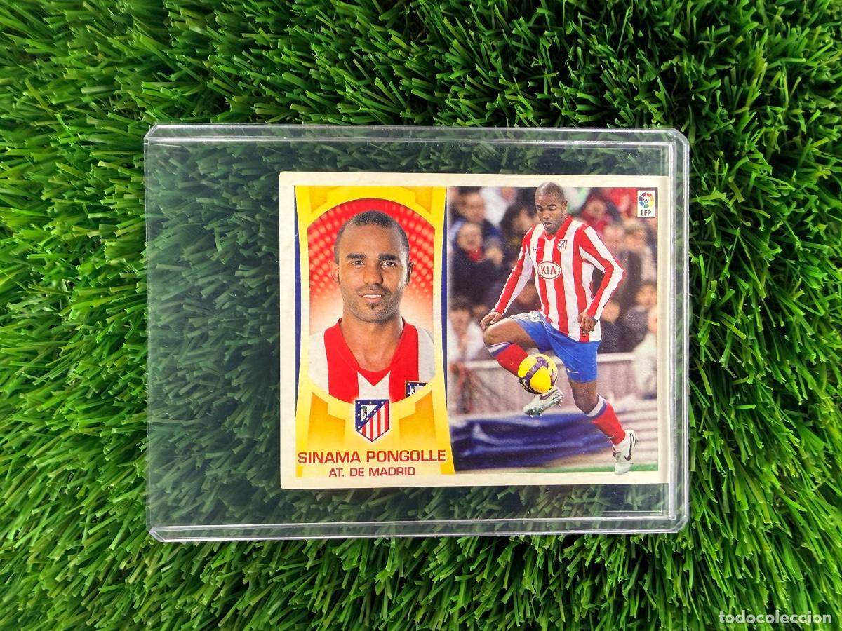 Cromos de f&uacute;tbol: N&ordm; 16 Sinama Pongolle Atl&eacute;tico de Madrid Liga Este 09 10