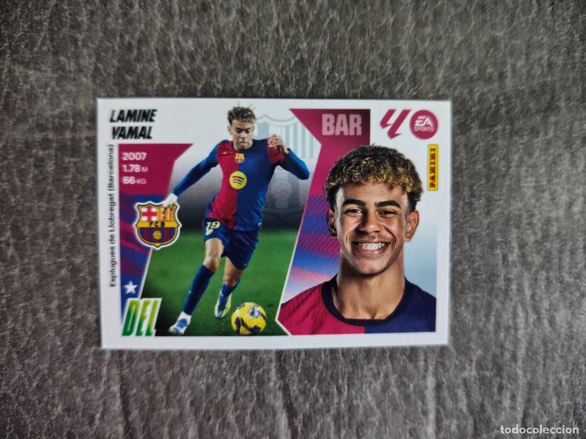Cromos de f&uacute;tbol: Cromo 19 LAMINE YAMAL FC BARCELONA. Colecci&oacute;n LALIGA F&uacute;tbol 2025-2026 PANINI Nuevo