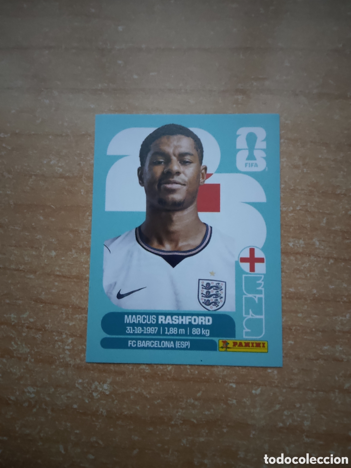 Cromos de f&uacute;tbol: 19 RASHFORD INGLATERRA FIFA WORLD CUP 2026