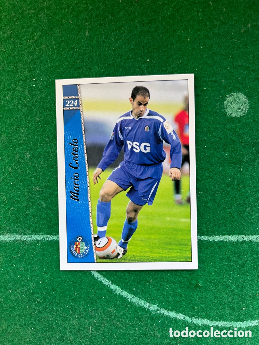 Cromos de f&uacute;tbol: 224 MARIO COTELO GETAFE LAS FICHAS DE LA LIGA 2006 2007 MUNDICROMO