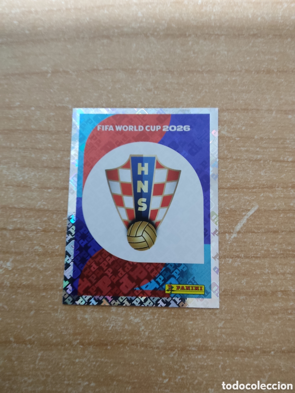 Cromos de f&uacute;tbol: 1 ESCUDO CROACIA FIFA WORLD CUP 2026