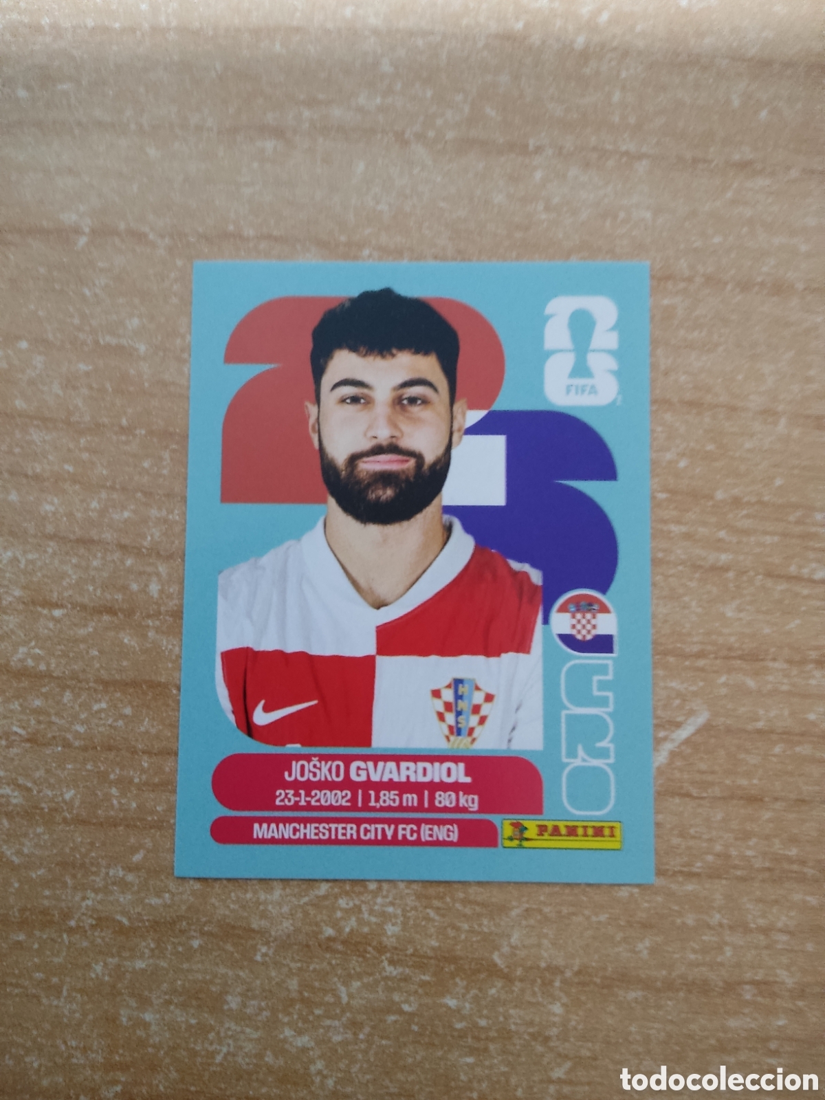 Cromos de f&uacute;tbol: 4 GVARDIOL CROACIA FIFA WORLD CUP 2026