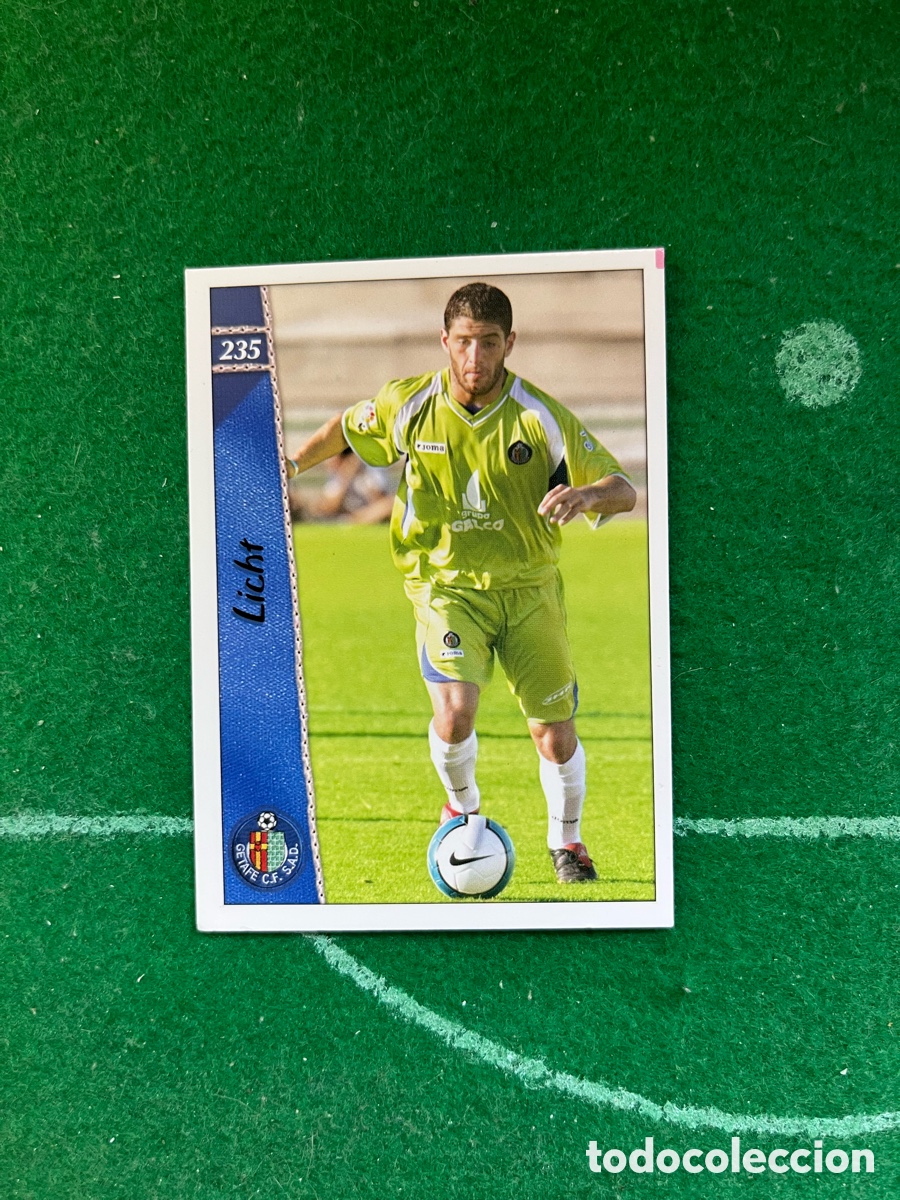 Cromos de f&uacute;tbol: 235 LITCH GETAFE LAS FICHAS DE LA LIGA 2006 2007 MUNDICROMO