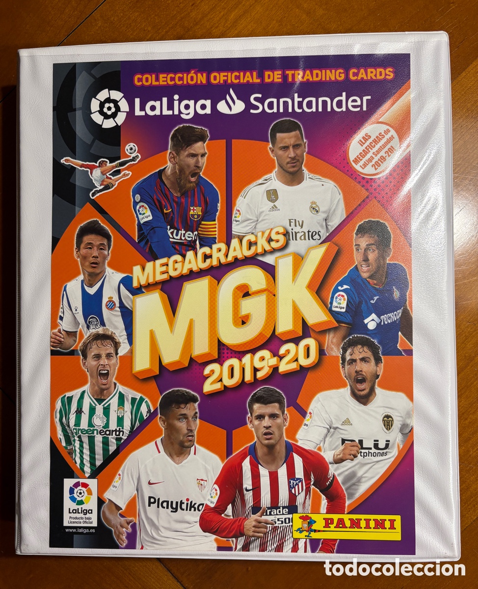 Cromos de f&uacute;tbol: &Aacute;LBUM MEGACRACKS 2019-2020 PERFECTO ESTADO EN ARCHIVADOR