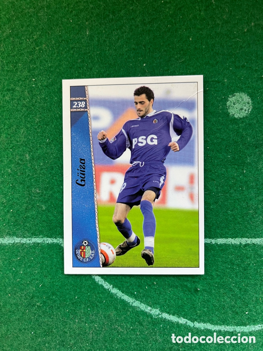 Cromos de f&uacute;tbol: 238 GUIZA GETAFE LAS FICHAS DE LA LIGA 2006 2007 MUNDICROMO