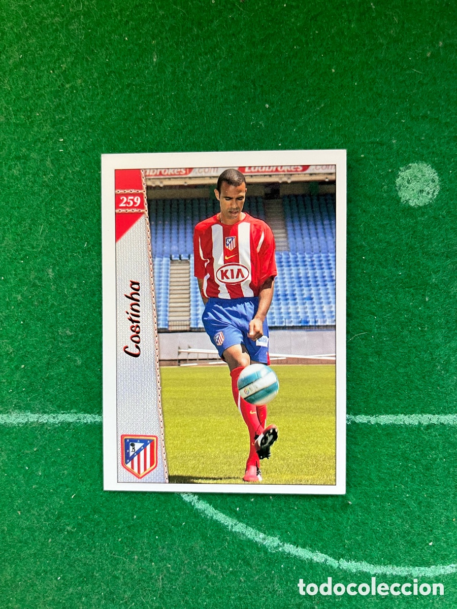 Cromos de f&uacute;tbol: 259 COSTINHA ATL&Eacute;TICO DE MADRID LAS FICHAS DE LA LIGA 2006 2007 MUNDICROMO