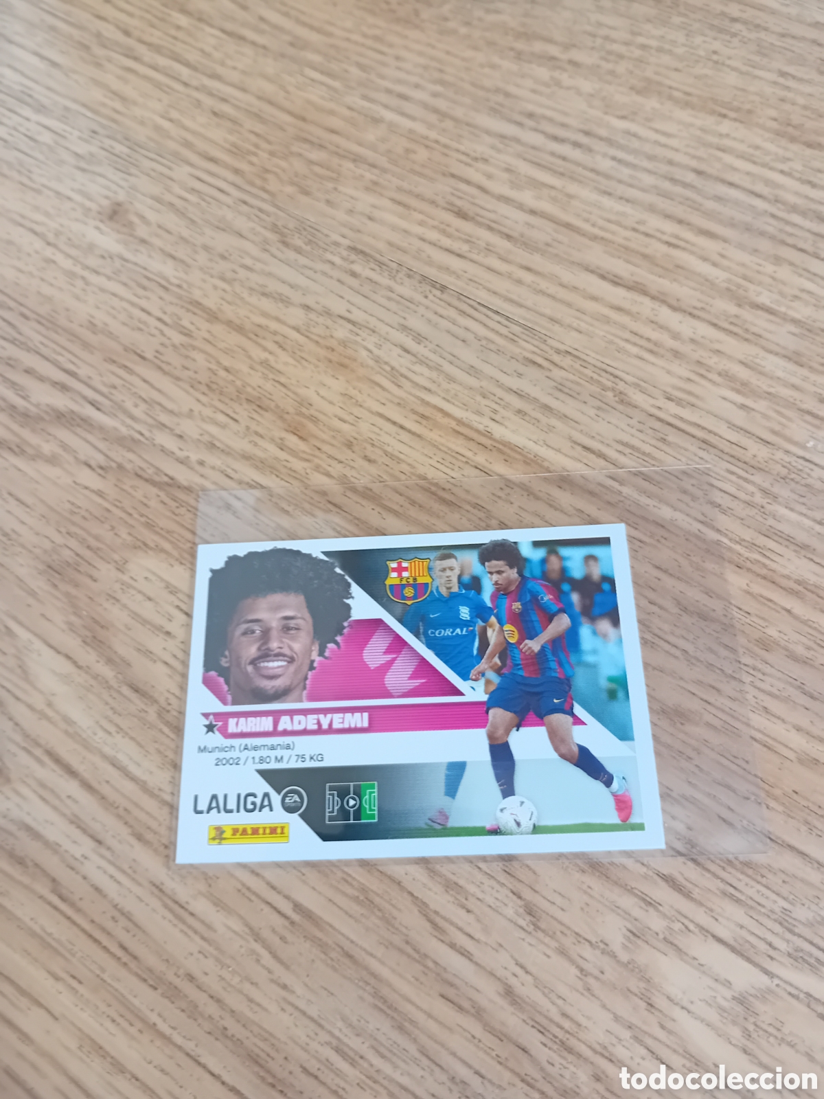 Cromos de f&uacute;tbol: Adeyemi Fichaje 19 Barcelona 26 27 2026 2027 Este Panini