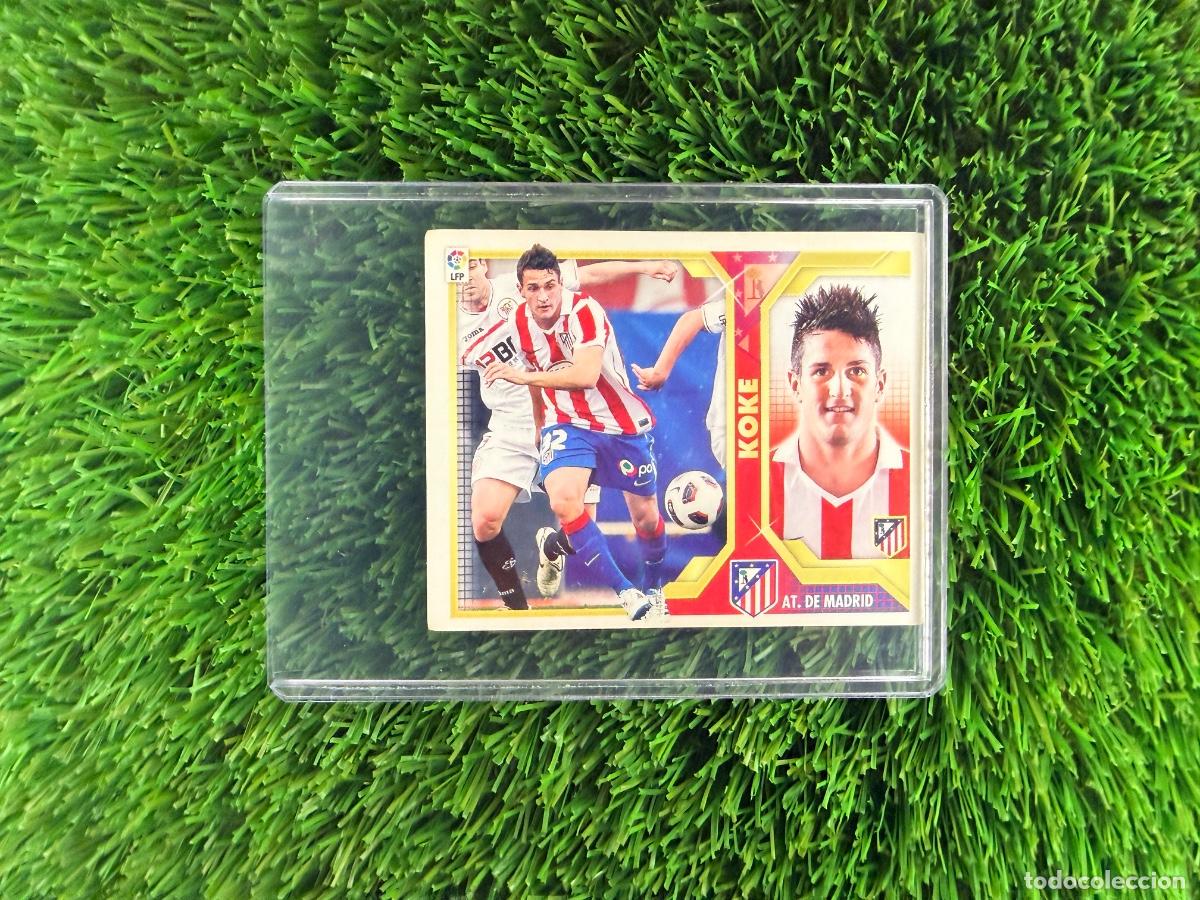 Cromos de f&uacute;tbol: N&ordm; 11B Koke Atl&eacute;tico de Madrid Liga Este 11 12