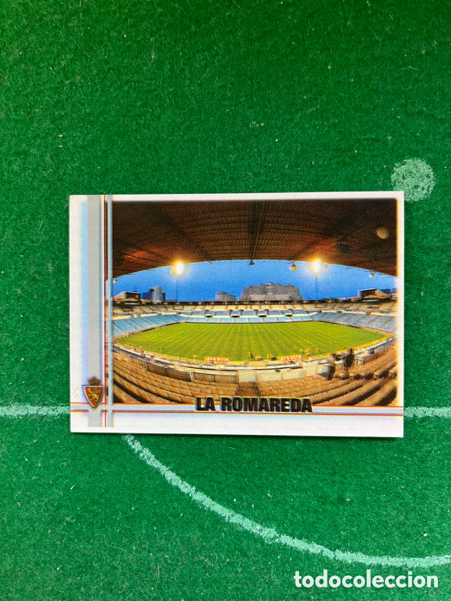 Cromos de f&uacute;tbol: 272 LA ROMAREDA REAL ZARAGOZA LAS FICHAS DE LA LIGA 2006 2007 MUNDICROMO ESTADIO