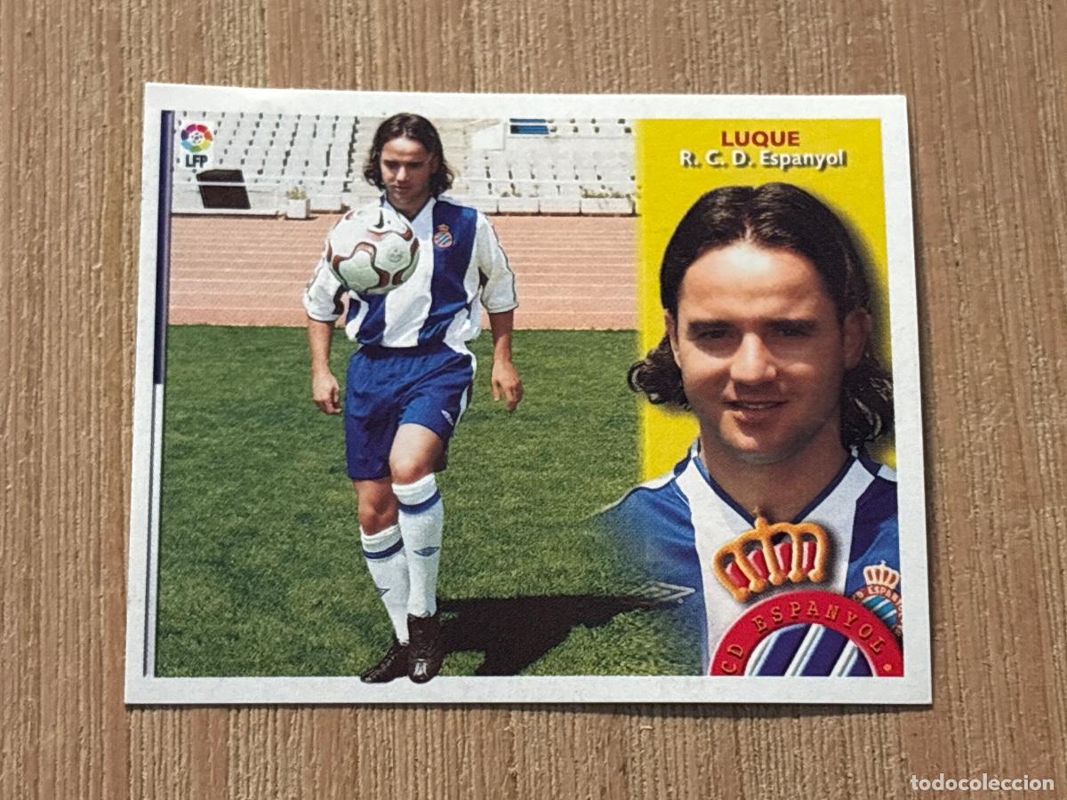Cromos de f&uacute;tbol: 37. CROMO LUQUE ESPA&Ntilde;OL COLOCA LIGA ESTE 02-03 2002-03 SIN PEGAR NUNCA PEGADO