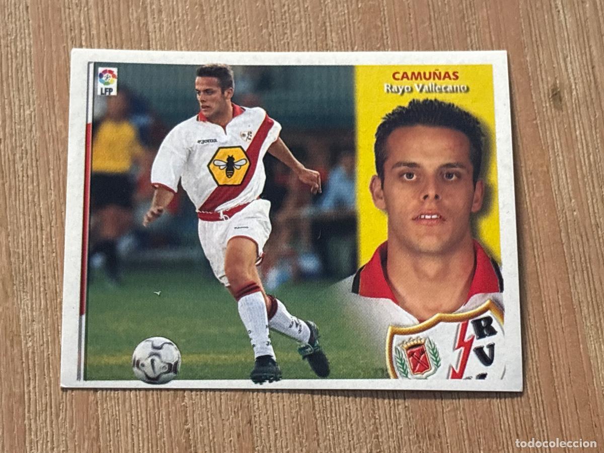 Cromos de f&uacute;tbol: 37. CROMO CAMU&Ntilde;AS RAYO VALLECANO COLOCA LIGA ESTE 02-03 2002-03 SIN PEGAR NUNCA PEGADO