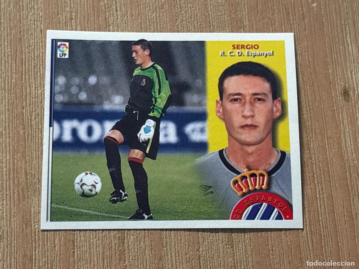 Cromos de f&uacute;tbol: 37. CROMO SERGIO ESPA&Ntilde;OL COLOCA LIGA ESTE 02-03 2002-03 SIN PEGAR NUNCA PEGADO