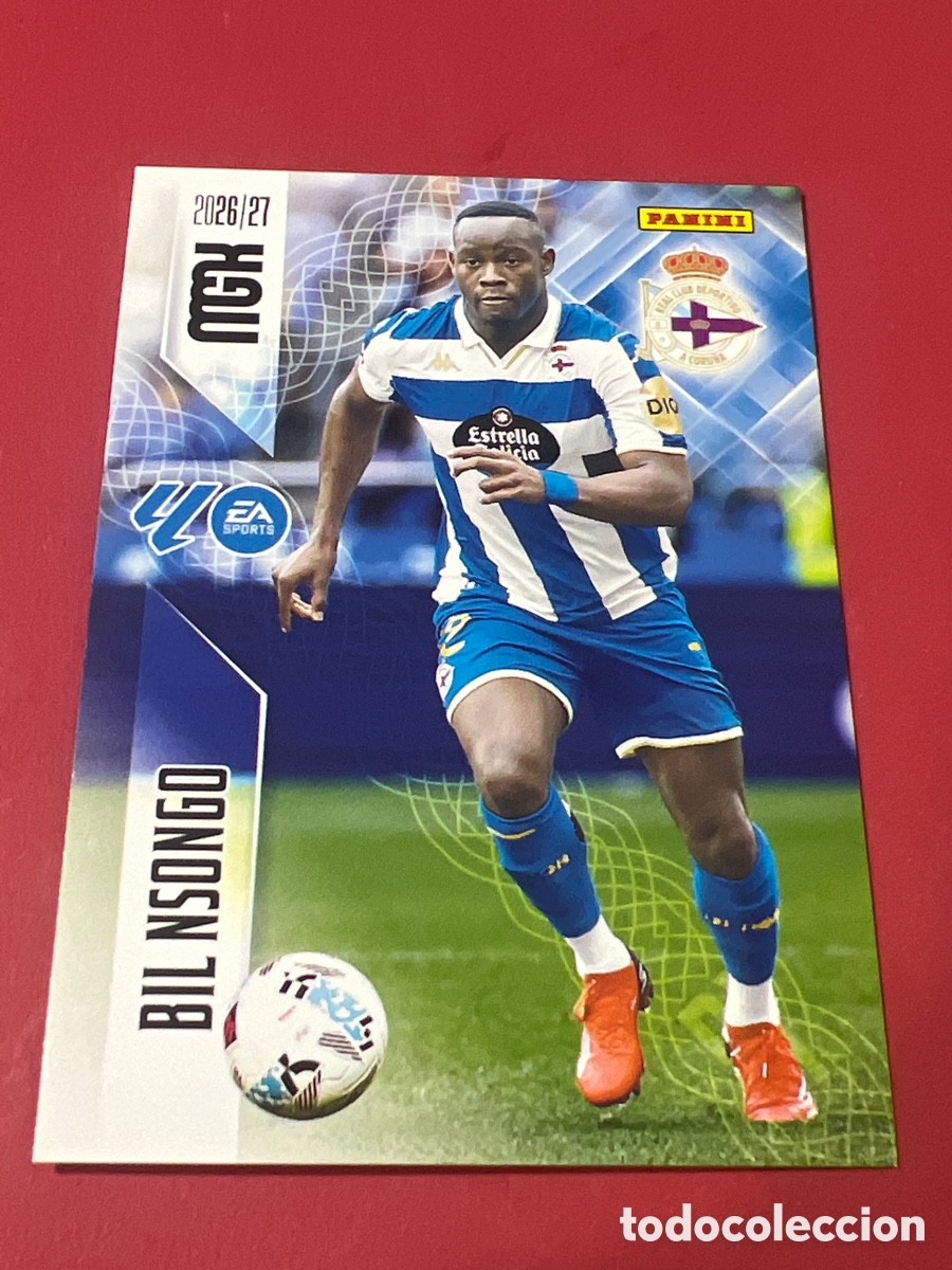 Cromos de f&uacute;tbol: C1610. 144 Bil Nsongo Deportivo Coru&ntilde;a MGK 2026/27 2026 2027 Panini