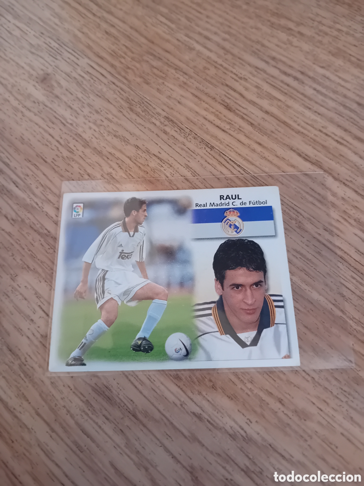 Cromos de f&uacute;tbol: Raul Real Madrid 99 00 1999 2000 Este Panini
