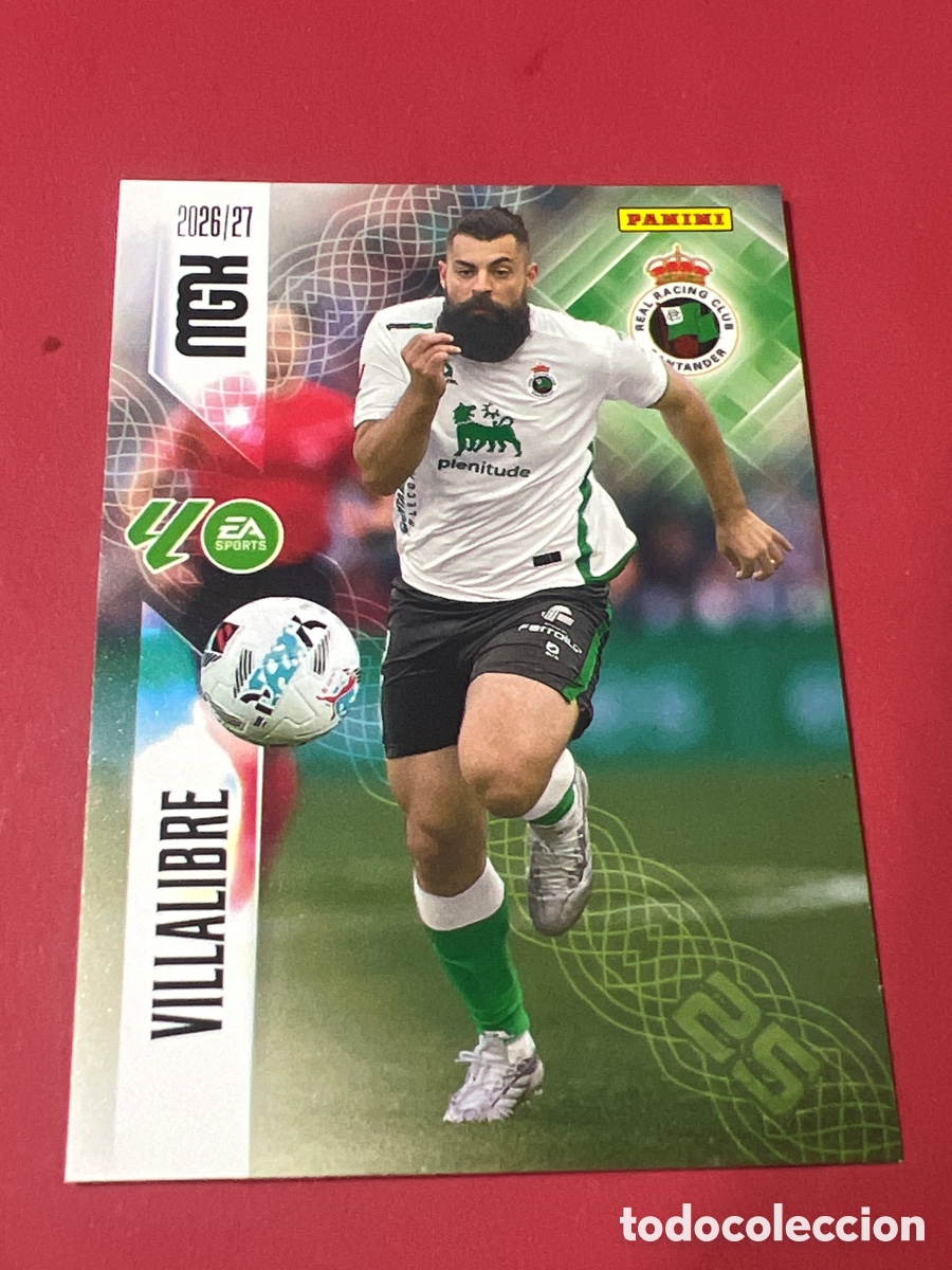 Cromos de f&uacute;tbol: C1659. MGK 2026/27 MEGACRACKS PANINI. #287 VILLALIBRE RACING DE SANTANDER